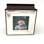 Teddy Bear Motif Photo Frame Keepsake Box with Mahogany Finish finished in 925 English Hallmarked Sterling Silver 5 Teddy Bear Motif Photo Frame Keepsake Box with Mahogany Finish finished in 925 English Hallmarked Sterling Silver