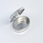 Teddy Bear Pill Box with Hand Painted Enamel, Finished In 925 English Hallmarked Sterling Silver 8 Teddy Bear Pill Box with Hand Painted Enamel, Finished In 925 English Hallmarked Sterling Silver