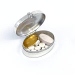 Teddy Bear Pill Box with Hand Painted Enamel, Finished In 925 English Hallmarked Sterling Silver 9 Teddy Bear Pill Box with Hand Painted Enamel, Finished In 925 English Hallmarked Sterling Silver