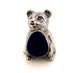 Teddy Bear Pin Cushion Victorian Style finished in 925 English Hallmarked Sterling Silver 9 Teddy Bear Pin Cushion Victorian Style finished in 925 English Hallmarked Sterling Silver
