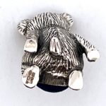 Teddy Bear Pin Cushion Victorian Style finished in 925 English Hallmarked Sterling Silver 5 Teddy Bear Pin Cushion Victorian Style finished in 925 English Hallmarked Sterling Silver