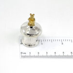 Tooth Fairy Box With Gold Plated Teddy Bear Finished In 925 English Hallmarked Sterling Silver 2 Tooth Fairy Box With Gold Plated Teddy Bear Finished In 925 English Hallmarked Sterling Silver