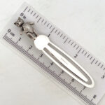 Teddy Bookmark Victorian Style With Moving Articulated Teddy Bear Finished In 925 English Hallmarked Sterling Silver