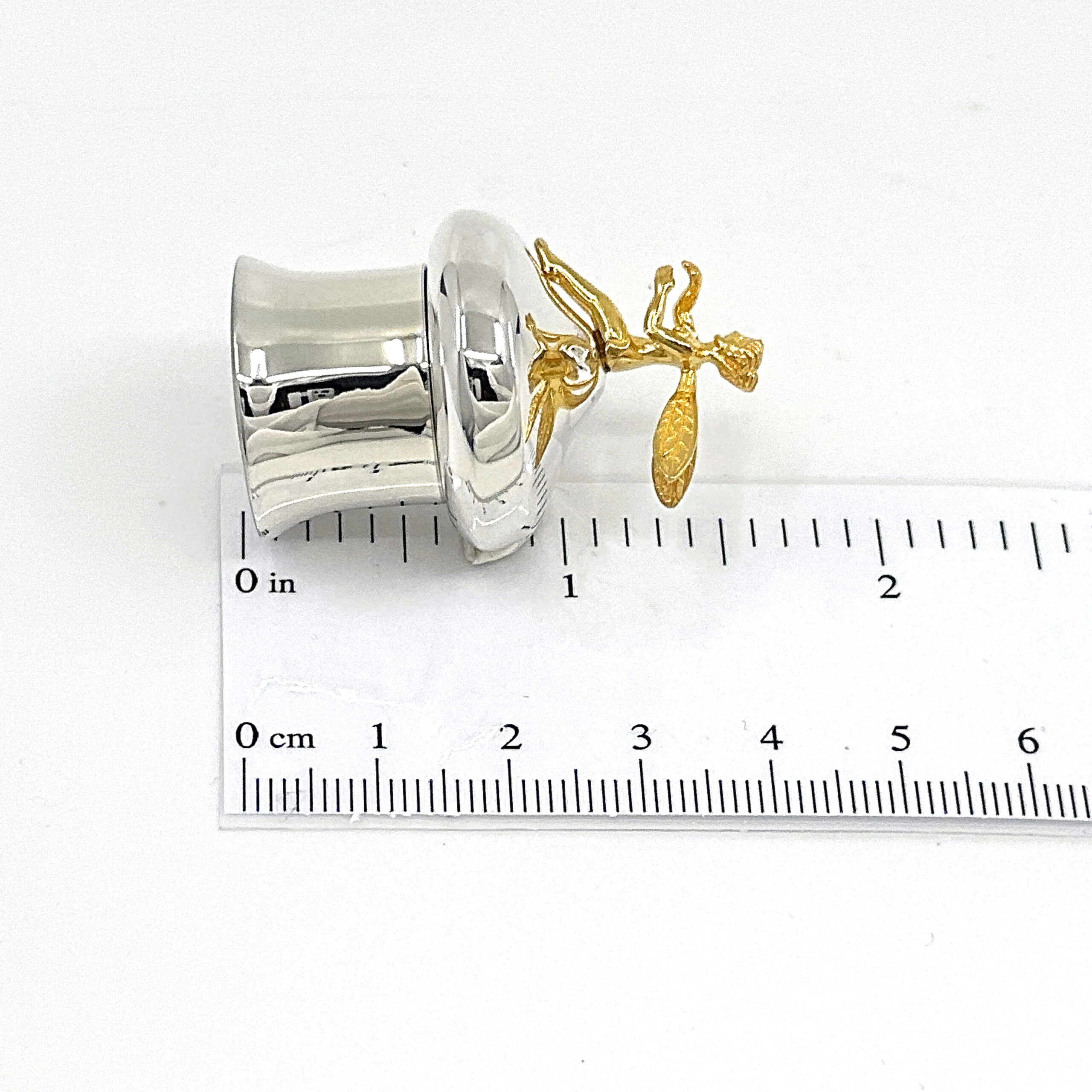 GT2294 (5) Tooth Fairy Box With Gold Plated Fairy Detail Finished In 925 English Hallmarked Sterling Silver