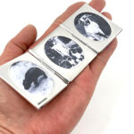 Triple Oval Folding Travel Photo Frame Finished In 925 English Hallmarked Sterling Silver 4 Triple Oval Folding Travel Photo Frame Finished In 925 English Hallmarked Sterling Silver