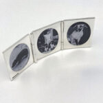 Triple Oval Folding Travel Photo Frame Finished In 925 English Hallmarked Sterling Silver 10 Triple Oval Folding Travel Photo Frame Finished In 925 English Hallmarked Sterling Silver
