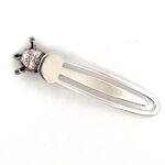 Turtle Bookmark With Moving Articulated Detail Finished In 925 English Hallmarked Sterling Silver