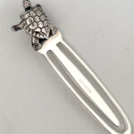 Turtle Bookmark With Moving Articulated Detail Finished In 925 English Hallmarked Sterling Silver