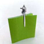 Turtle Bookmark With Moving Articulated Detail Finished In 925 English Hallmarked Sterling Silver