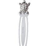 Turtle Bookmark With Moving Articulated Detail Finished In 925 English Hallmarked Sterling Silver