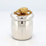 Tooth Fairy Box With Gold Plated Moving Turtle Finished In 925 English Hallmarked Sterling Silver 6 Tooth Fairy Box With Gold Plated Moving Turtle Finished In 925 English Hallmarked Sterling Silver