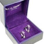 Amethyst Wrap Around Cufflinks Set With Amethyst In 925 English Hallmarked Sterling Silver