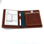 Croco Leather Golf Score Card and Flask Wallet Ari D Norman 4 Croco Leather Golf Score Card and Flask Wallet Ari D Norman