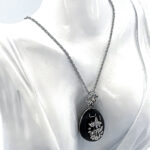 Dove Egg Pendant With Enamel And Sparkling Czech Crystals | Rhodium Plated 6 Dove Egg Pendant With Enamel And Sparkling Czech Crystals | Rhodium Plated