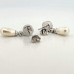 Elegant Drop Earrings With Enamel, Crystal And Pearl | 925 Sterling Silver 6 Elegant Drop Earrings With Enamel, Crystal And Pearl | 925 Sterling Silver