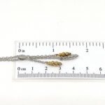 Necklace With Gold Plating And Cubic Zirconia Finished In 925 English Hallmarked Sterling Silver