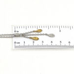 Necklace With Gold Plating And Cubic Zirconia Finished In 925 English Hallmarked Sterling Silver