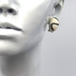 Elizabethan Style Earrings With White Enamel And Marcasite Detail Finished In 925 English Hallmarked Sterling Silver