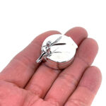 Fairy on Round Pill Box, finished in 925 English Hallmarked Sterling Silver 3 Fairy on Round Pill Box, finished in 925 English Hallmarked Sterling Silver