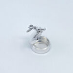 Fairy on Round Pill Box, finished in 925 English Hallmarked Sterling Silver 8 Fairy on Round Pill Box, finished in 925 English Hallmarked Sterling Silver