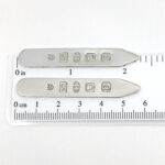 Feature Hallmark Collar Stiffeners Finished In 925 English Hallmarked Sterling Silver