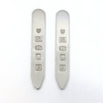 Feature Hallmark Collar Stiffeners Finished In 925 English Hallmarked Sterling Silver