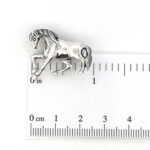 Galloping Horse Brooch, finished in 925 English Hallmarked Sterling Silver