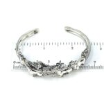 Galloping Horses Bangle, finished in 925 English Hallmarked Sterling Silver