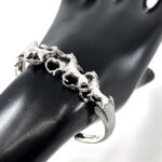 Galloping Horses Bangle, finished in 925 English Hallmarked Sterling Silver