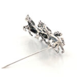 Galloping Horses Brooch, finished in 925 English Hallmarked Sterling Silver