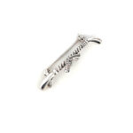 Horse Head On Riding Crop Brooch, finished in 925 English Hallmarked Sterling Silver
