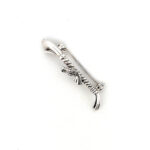 Horse Head On Riding Crop Brooch, finished in 925 English Hallmarked Sterling Silver