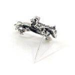 Jockey On Horse Brooch, finished in 925 English Hallmarked Sterling Silver