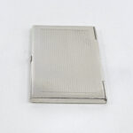 Line Design Card Case Finished In 925 English Hallmarked Sterling Silver