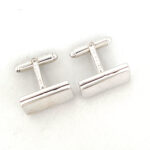 Locket Torpedo Cufflinks In 925 English Hallmarked Sterling Silver