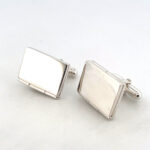 Locket Torpedo Cufflinks In 925 English Hallmarked Sterling Silver