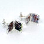 Locket Torpedo Cufflinks Set With Mother Of Pearl In 925 English Hallmarked Sterling Silver 9 Locket Torpedo Cufflinks Set With Mother Of Pearl In 925 English Hallmarked Sterling Silver