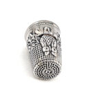 Owl Thimble Victorian Style Finished In 925 English Hallmarked Sterling Silver 6 Owl Thimble Victorian Style Finished In 925 English Hallmarked Sterling Silver