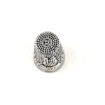 Owl Thimble Victorian Style Finished In 925 English Hallmarked Sterling Silver 7 Owl Thimble Victorian Style Finished In 925 English Hallmarked Sterling Silver
