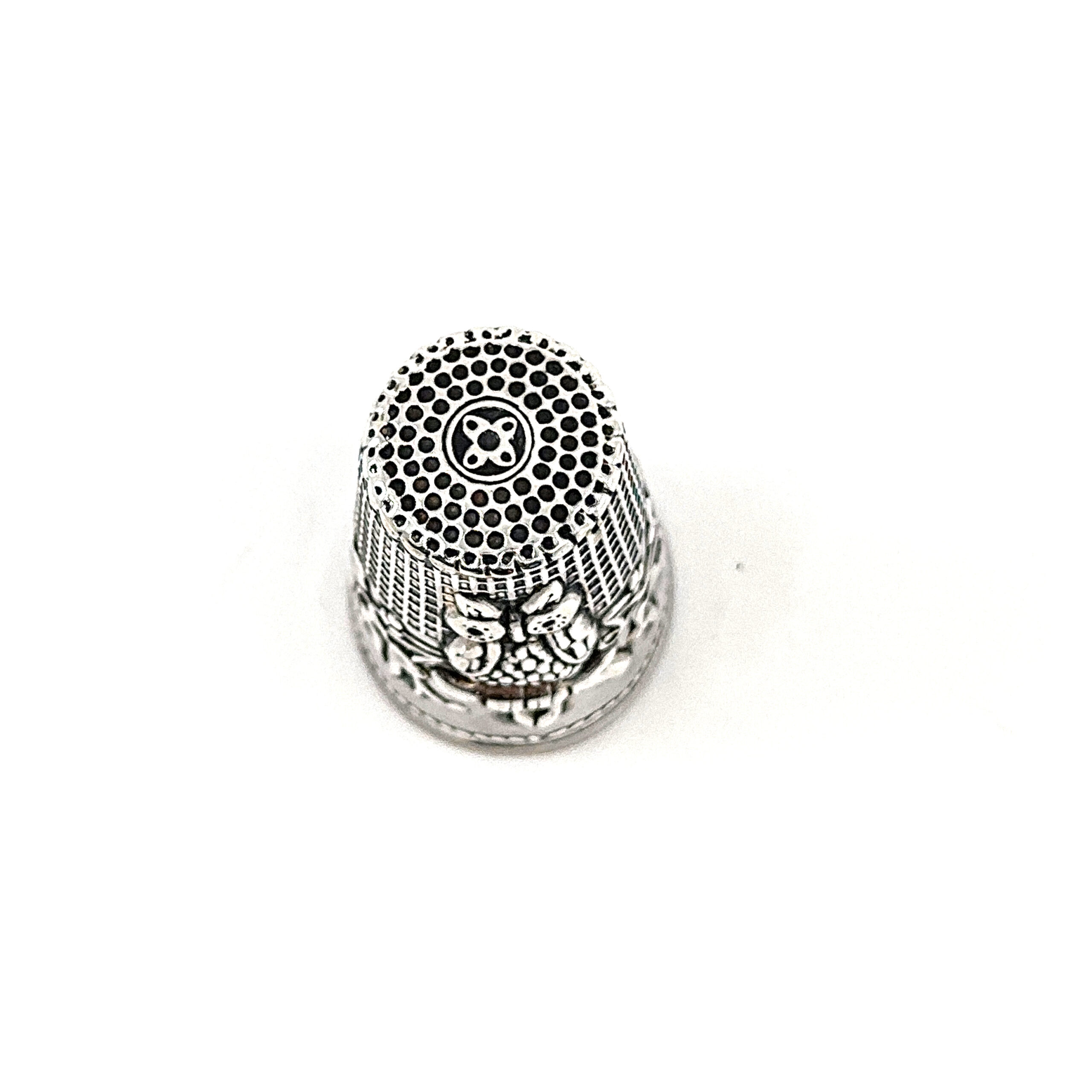 GT488 (11) Owl Thimble Victorian Style Finished In 925 English Hallmarked Sterling Silver