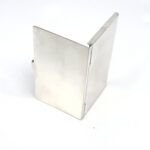 Plain Card Case Finished In 925 English Hallmarked Sterling Silver