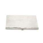 Plain Card Case Finished In 925 English Hallmarked Sterling Silver