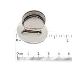 Plain Place Card Holder Finished In 925 English Hallmarked Sterling Silver