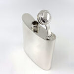 Plain Rectangular Hip Flask Finished In 925 English Hallmarked Sterling Silver 1 Plain Rectangular Hip Flask Finished In 925 English Hallmarked Sterling Silver