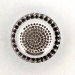 Plain And Patterned Thimble Victorian Style Finished In 925 English Hallmarked Sterling Silver