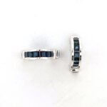 Sapphire Wrap Around Cufflinks Set With Sapphire In 925 English Hallmarked Sterling Silver 7 Sapphire Wrap Around Cufflinks Set With Sapphire In 925 English Hallmarked Sterling Silver
