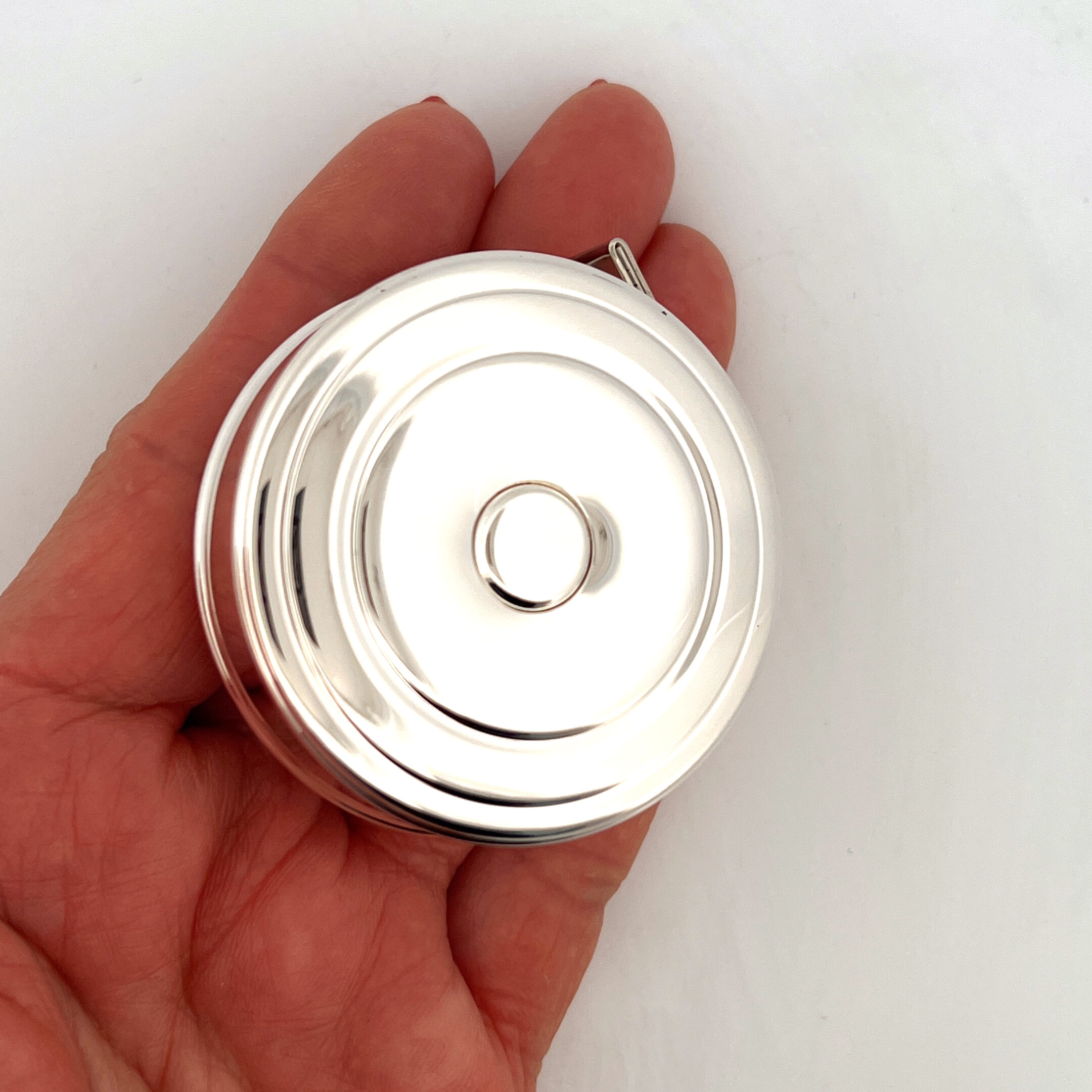 GT913 (2) Tape Measure Finished In 925 English Hallmarked Sterling Silver