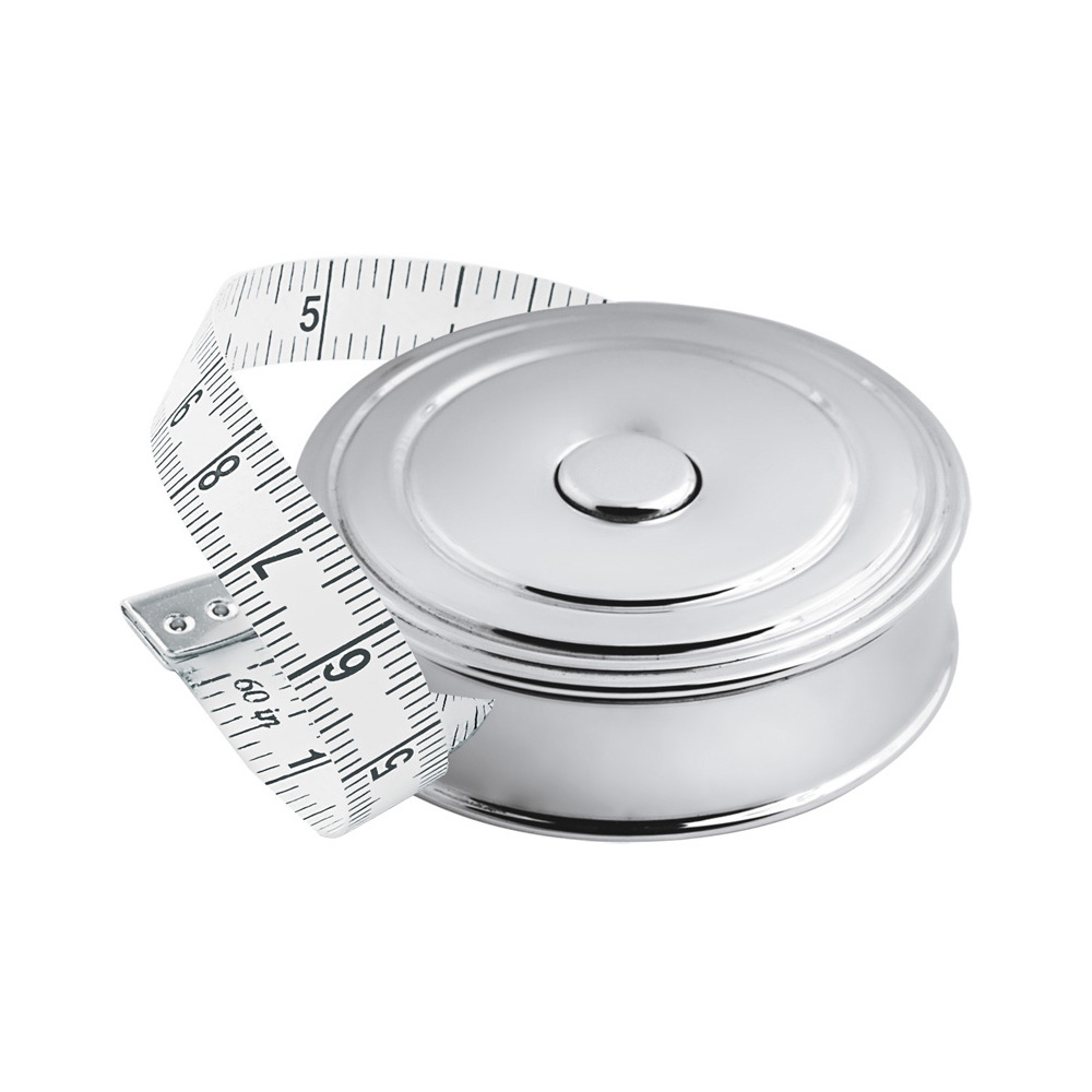 GT913-Silver-Tape-Measure Tape Measure Finished In 925 English Hallmarked Sterling Silver