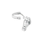 Wrap Around Cufflinks Set With Cubic Zirconia In 925 English Hallmarked Sterling Silver