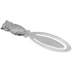 Owl Bookmark Finished In 925 English Hallmarked Sterling Silver